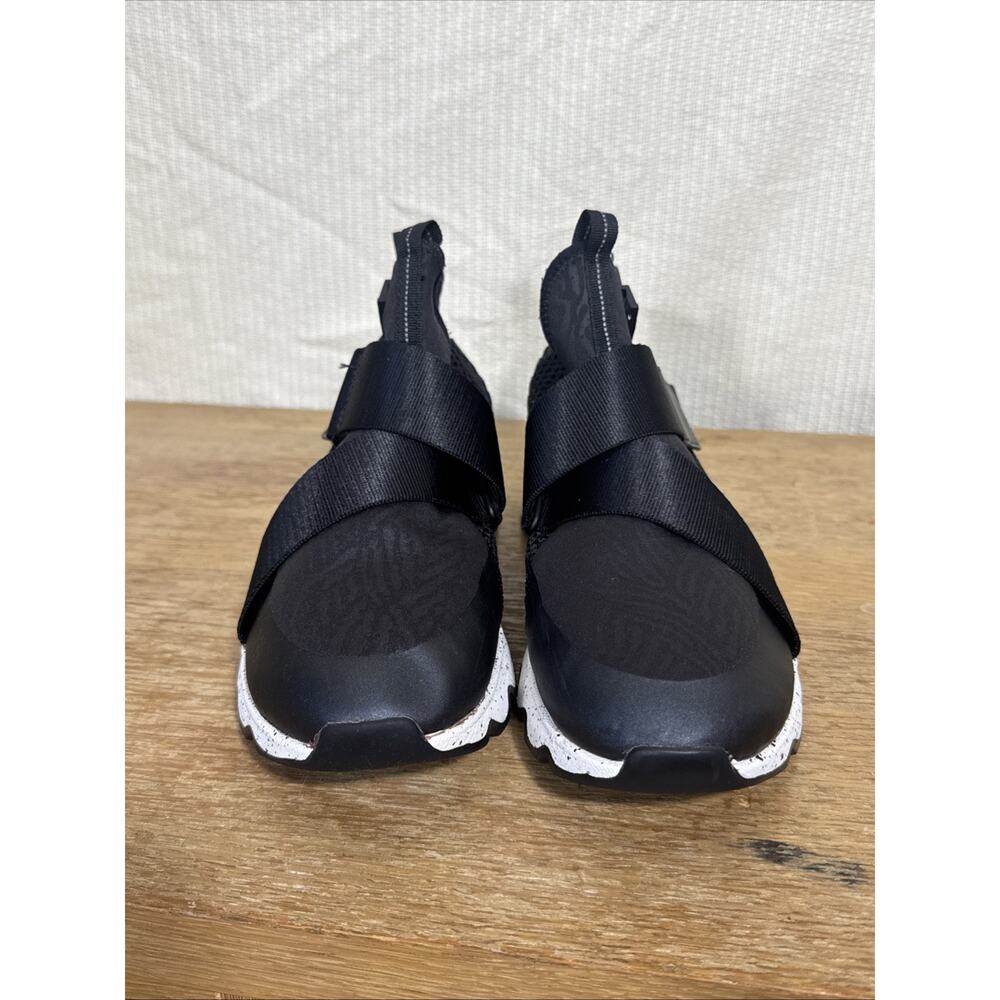 Sorel Kinetic Lite Strap Sneakers Women’s Size 10 Black White Comfort Shoes - Picture 7 of 11